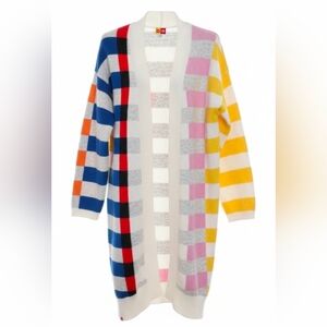 LEGO x Target Colorblock Striped Long Duster Cardigan Sweater Multicolor Small